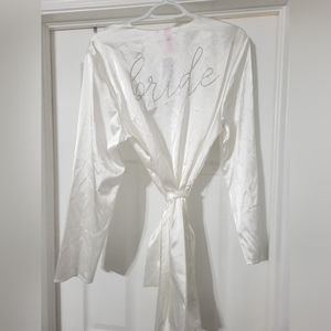 NWT LaSenza white bride robe